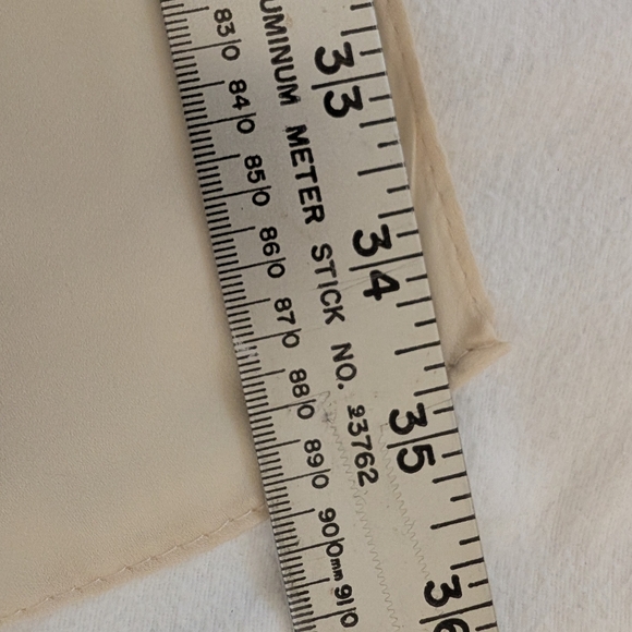 VINTAGE XL Cream Chiffon Shawl Scarf Pareo Wrap Flowing Oversized - Picture 9 of 13